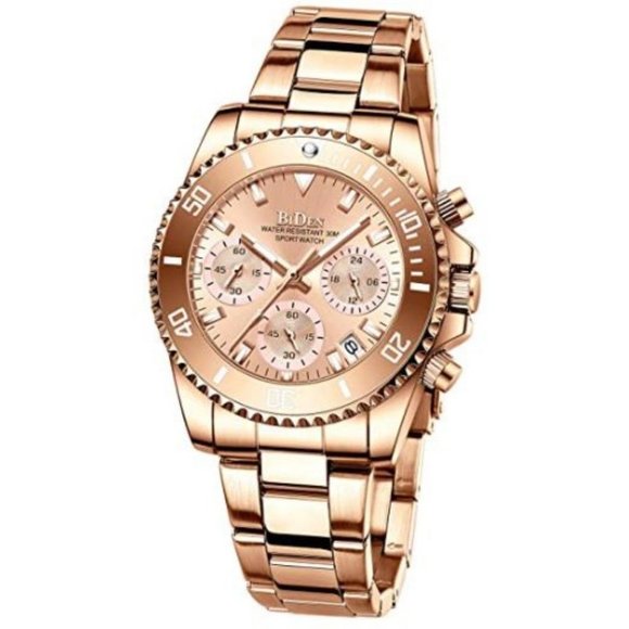 Stainless Steel Chronograph Casual Wrist Watch main image 6